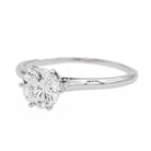 Bague Solitaire en or blanc et diamant - Castafiore