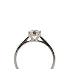 Bague Solitaire en or blanc et diamant - Castafiore