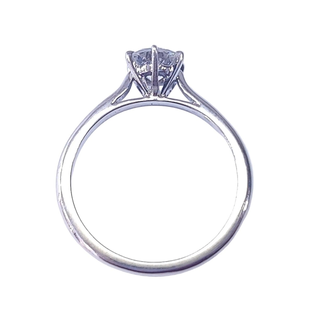 Bague Solitaire en or blanc et diamant - Castafiore