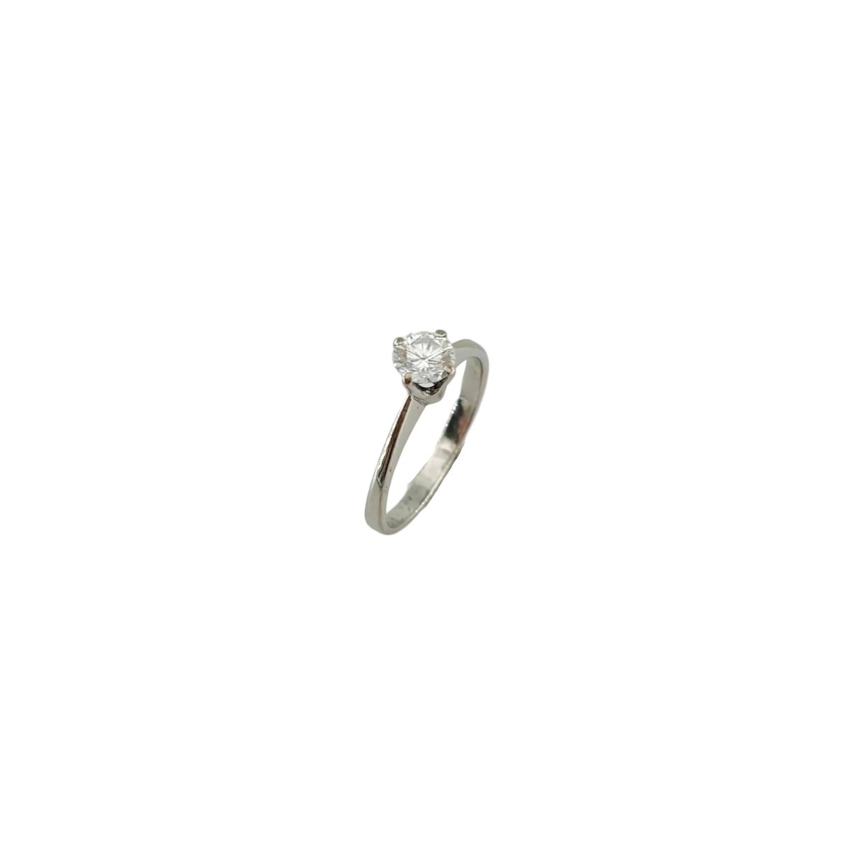 Bague Solitaire en or blanc et diamant - Castafiore