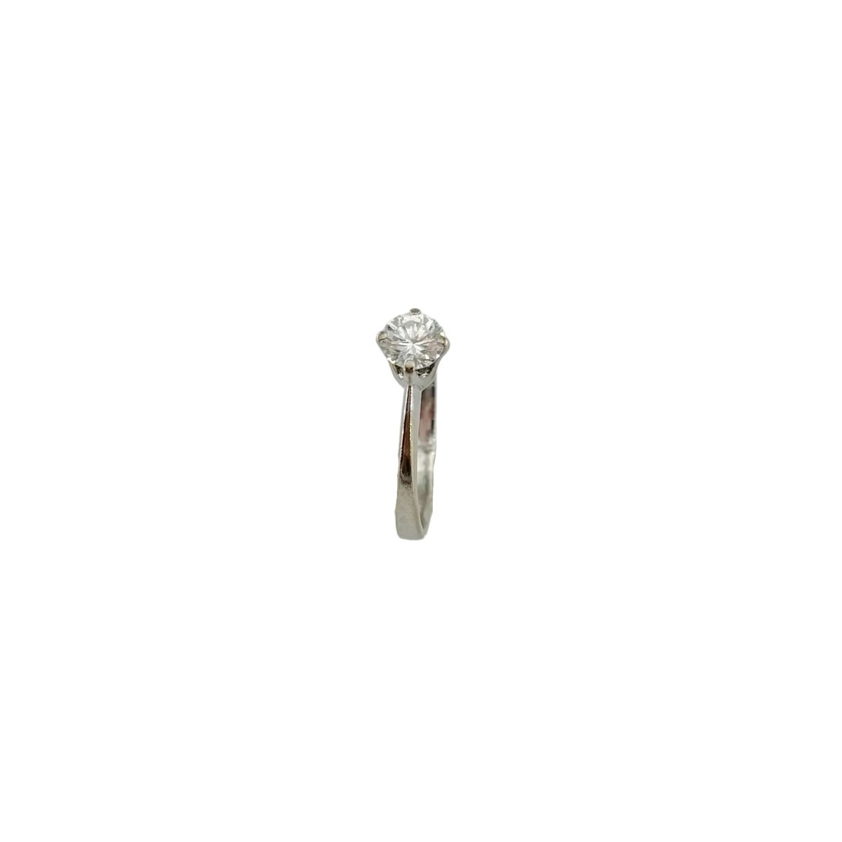 Bague Solitaire en or blanc et diamant - Castafiore