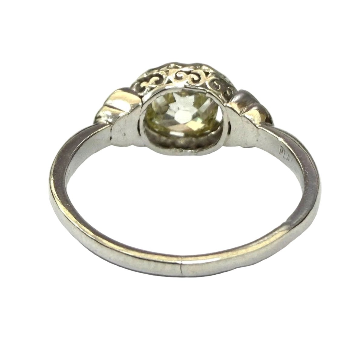 Bague Solitaire en or blanc et diamant - Castafiore