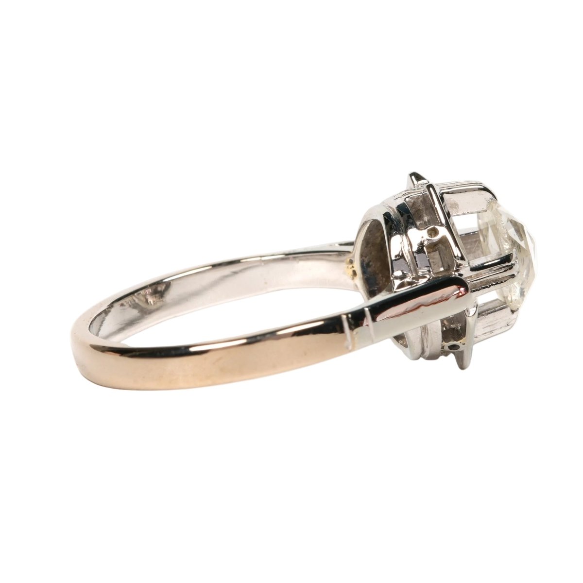 Bague Solitaire en or blanc et diamant - Castafiore