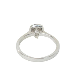 Bague solitaire en or blanc et diamants 0.15ct - Castafiore