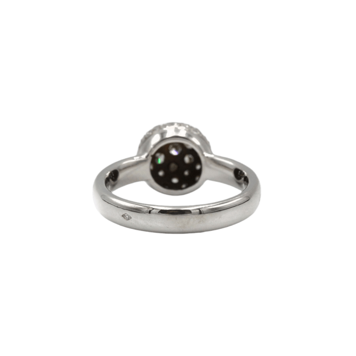 Bague Solitaire en or blanc et diamants - Castafiore