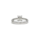 Bague Solitaire en or blanc et diamants - Castafiore