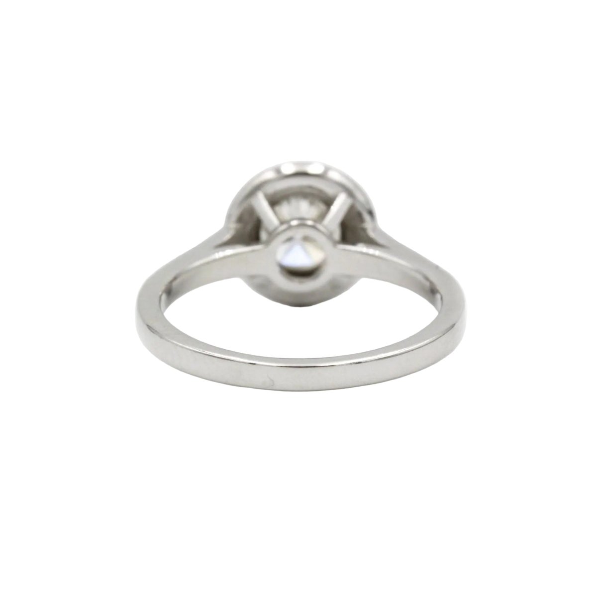 Bague Solitaire en or blanc et diamants - Castafiore