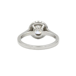 Bague Solitaire en or blanc et diamants - Castafiore