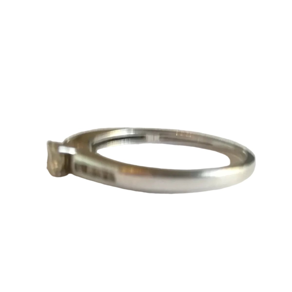 Bague Solitaire en or blanc et diamants - Castafiore