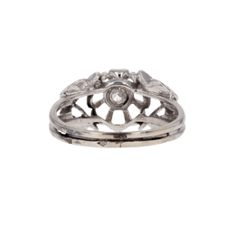 Bague Solitaire en or blanc et saphir - Castafiore