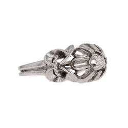 Bague Solitaire en or blanc et saphir - Castafiore