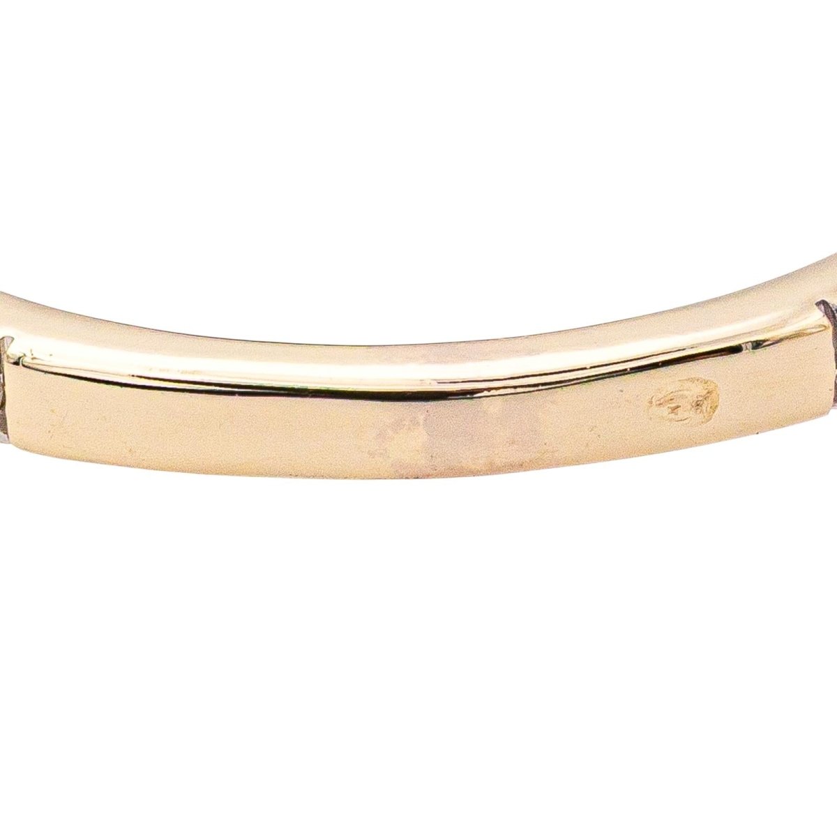 Bague Solitaire en or blanc, saphir et diamants - Castafiore