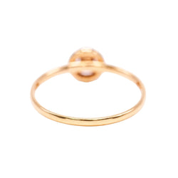 Bague Solitaire en or jaune, émail et diamant - Castafiore