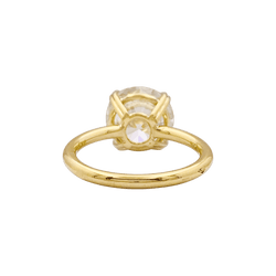 Bague Solitaire en or jaune et diamant - Castafiore