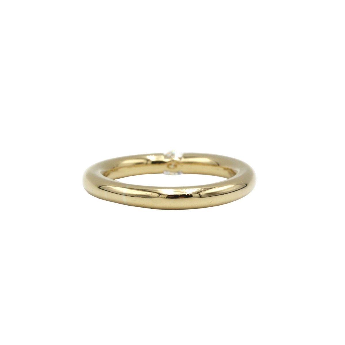 Bague Solitaire en or jaune et diamant - Castafiore