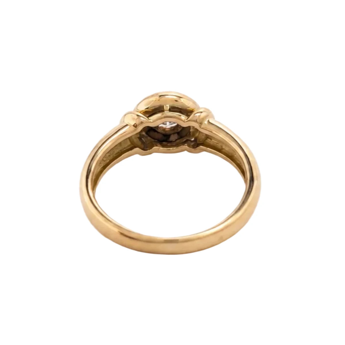 Bague Solitaire en or jaune et diamant - Castafiore
