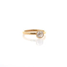 Bague Solitaire en or jaune et diamant - Castafiore