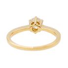 Bague Solitaire en or jaune et diamant - Castafiore