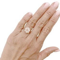 Bague Solitaire en or jaune et diamant - Castafiore