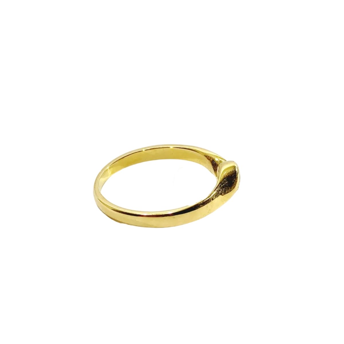 Bague Solitaire en or jaune et diamant - Castafiore