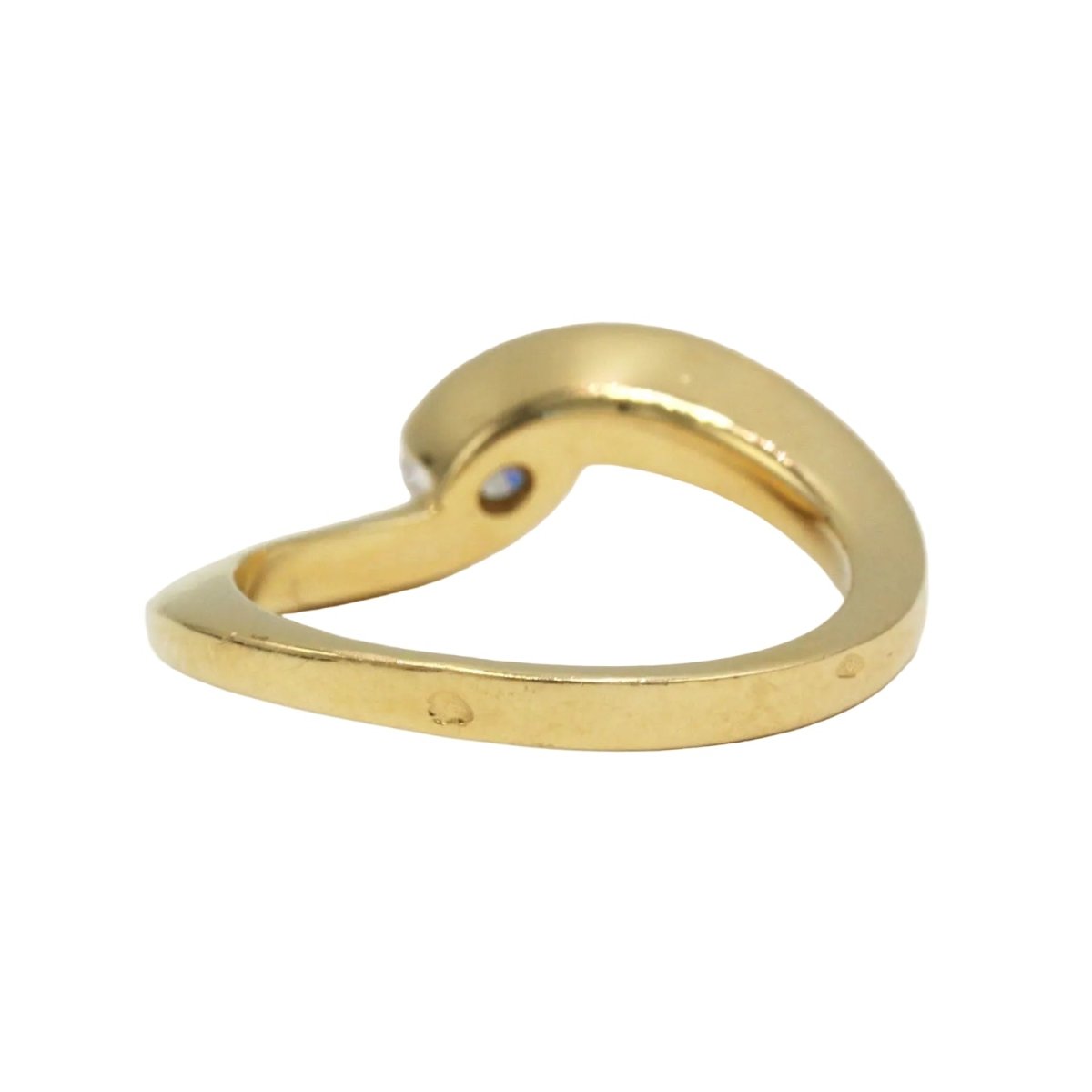 Bague Solitaire en or jaune et diamant - Castafiore