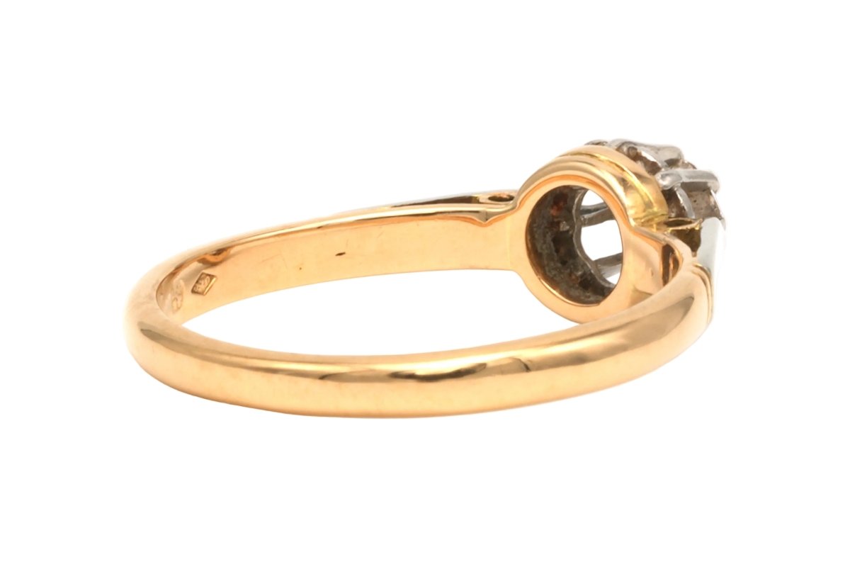 Bague Solitaire en or jaune et diamant - Castafiore
