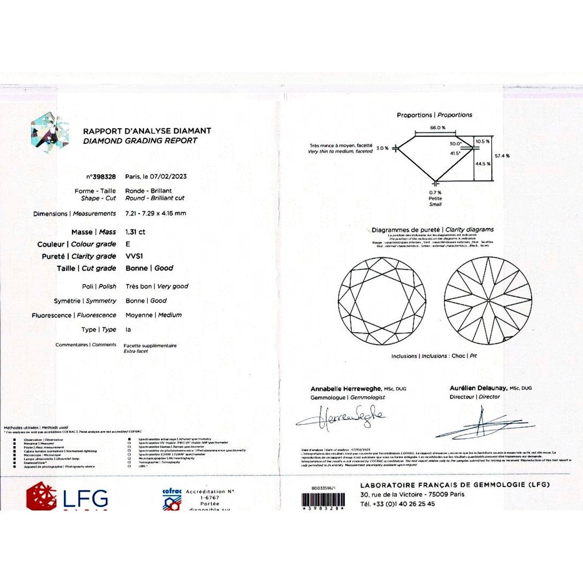 Bague solitaire en or jaune et diamant - Castafiore