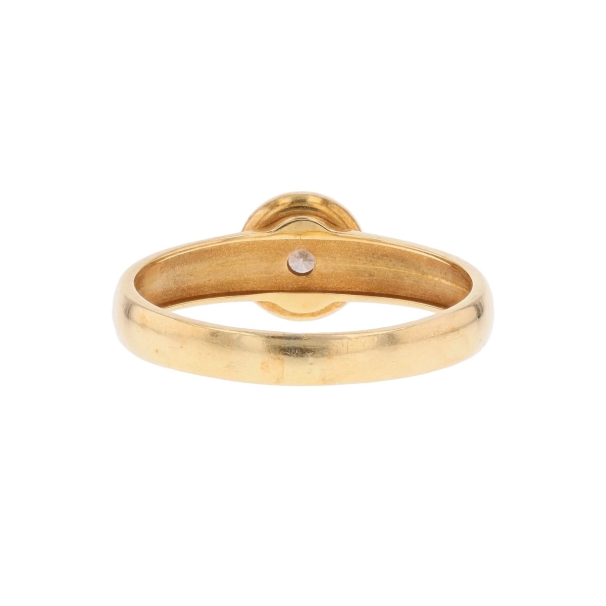 Bague Solitaire en or jaune et diamants - Castafiore