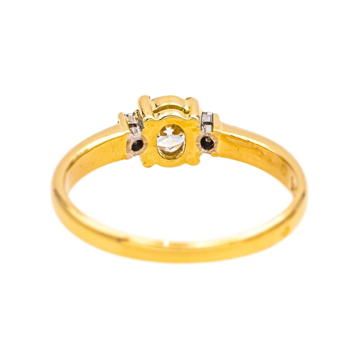Ring Yellow gold solitaire diamond
