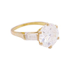 Bague Solitaire en or jaune et diamants - Castafiore