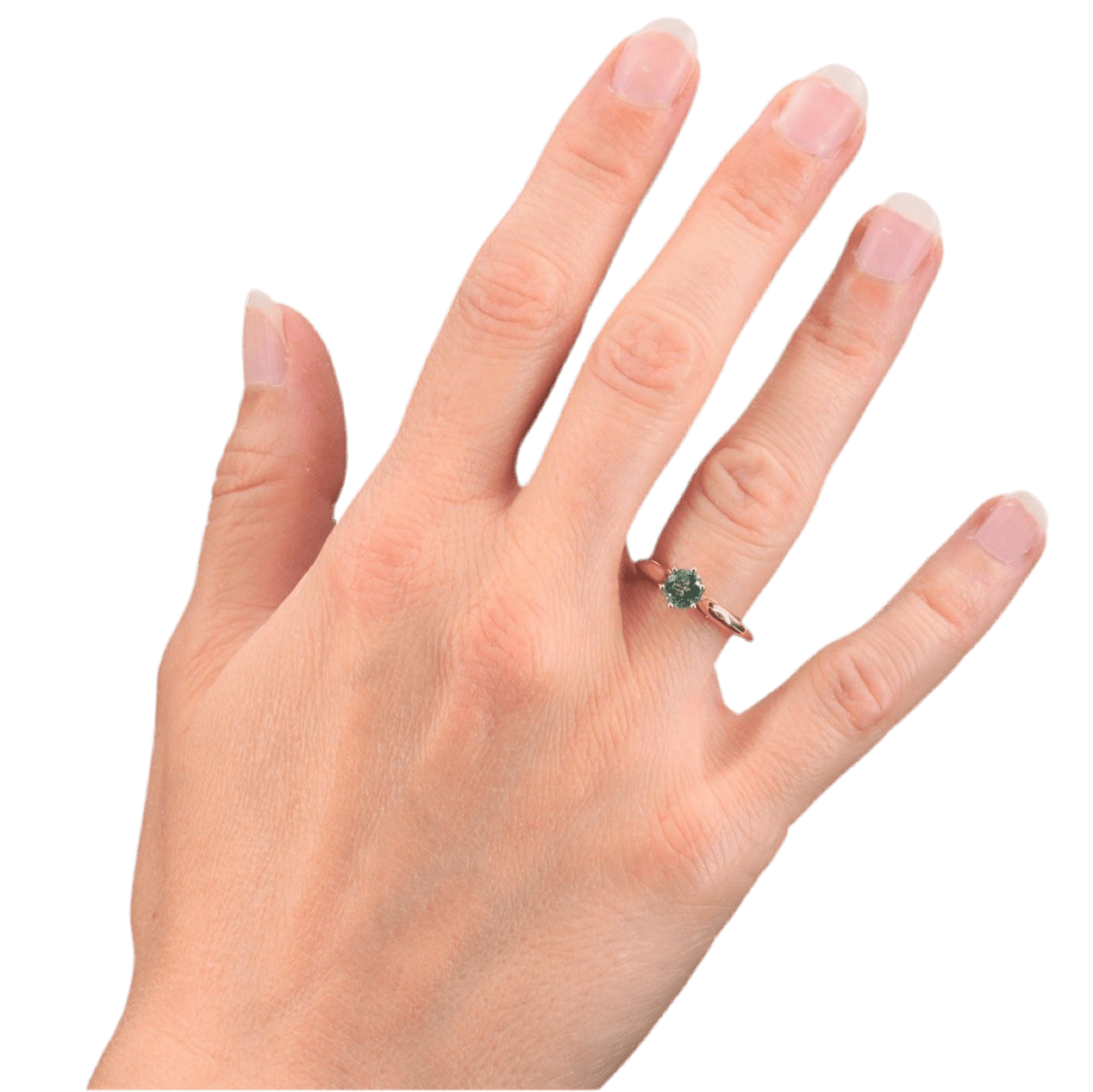 Bague Solitaire en or jaune et émeraude - Castafiore