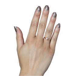 Bague Solitaire en or jaune et perle - Castafiore