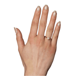 Bague Solitaire en or jaune et perle - Castafiore