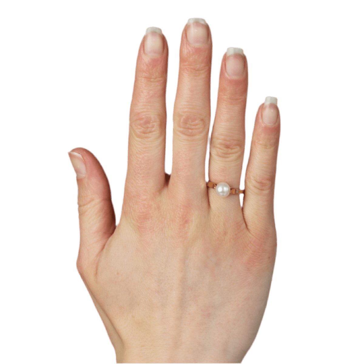 Bague Solitaire en or jaune et perle - Castafiore