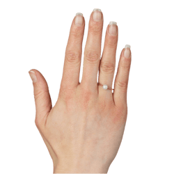 Bague Solitaire en or jaune et perle - Castafiore