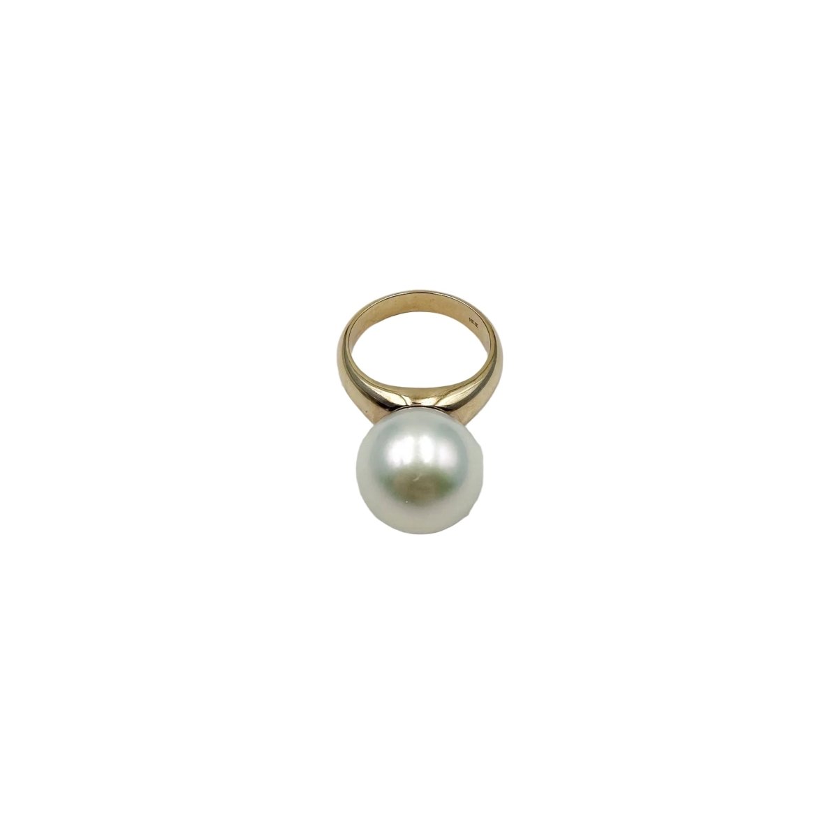 Bague Solitaire en or jaune et perle - Castafiore