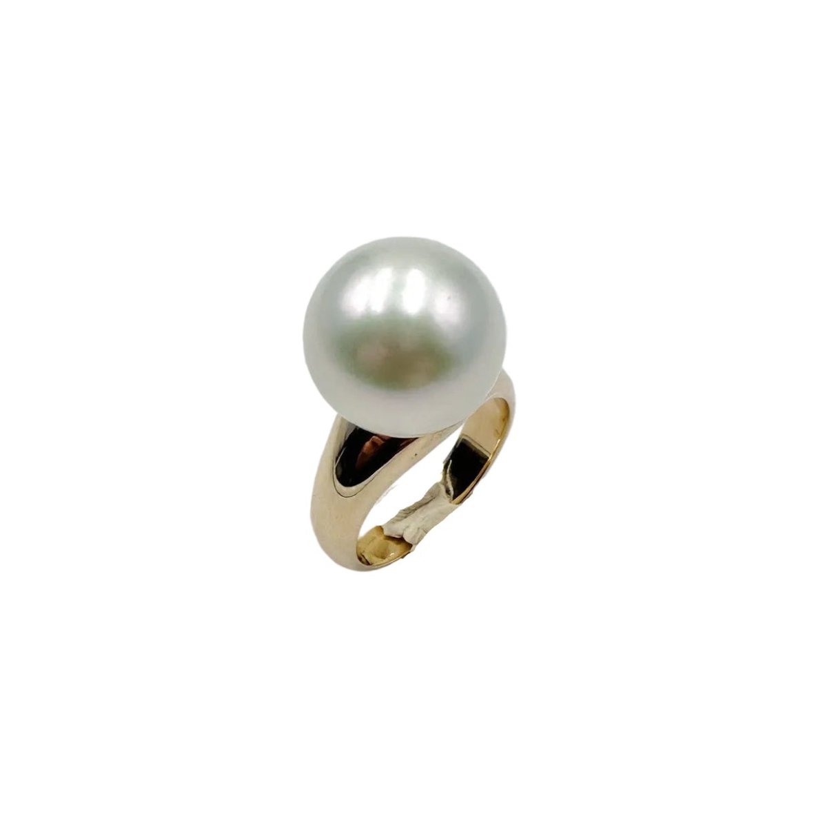 Bague Solitaire en or jaune et perle - Castafiore