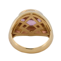 Bague Solitaire en or jaune et tourmaline - Castafiore