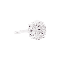 Bague Solitaire en platine et diamant - Castafiore