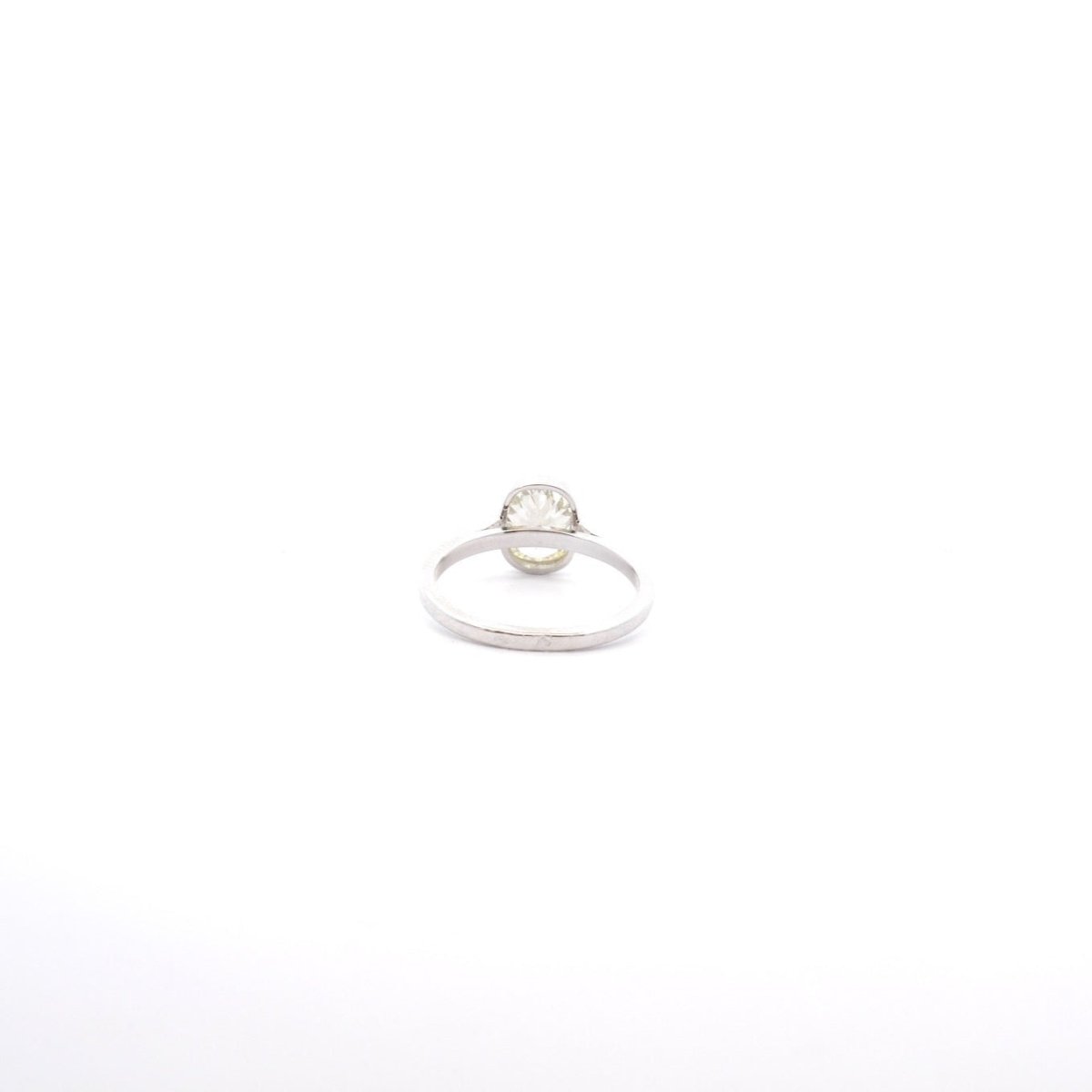 Bague Solitaire en platine et diamant - Castafiore