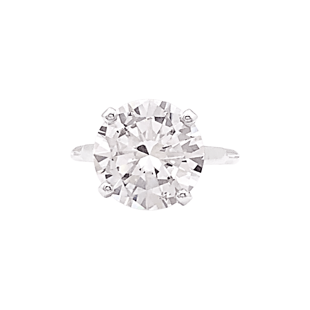 Bague Solitaire en platine et diamant - Castafiore
