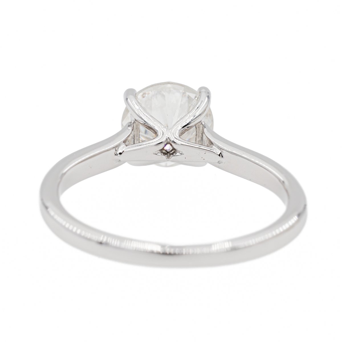 Bague Solitaire en platine et diamant - Castafiore