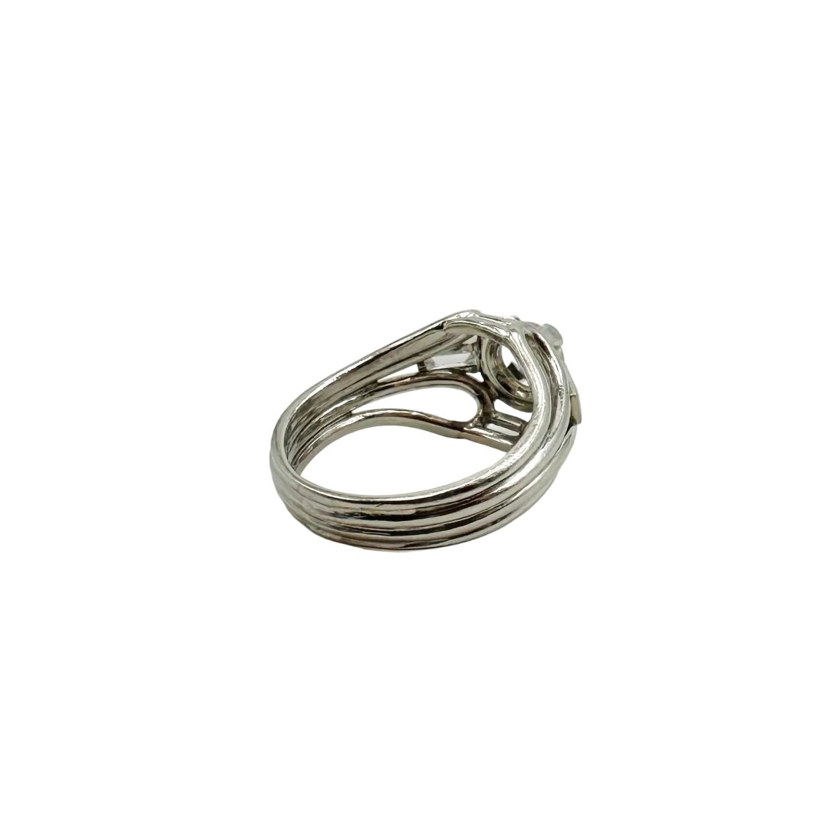 Bague Solitaire en platine et diamants - Castafiore