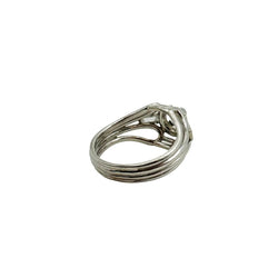 Bague Solitaire en platine et diamants - Castafiore