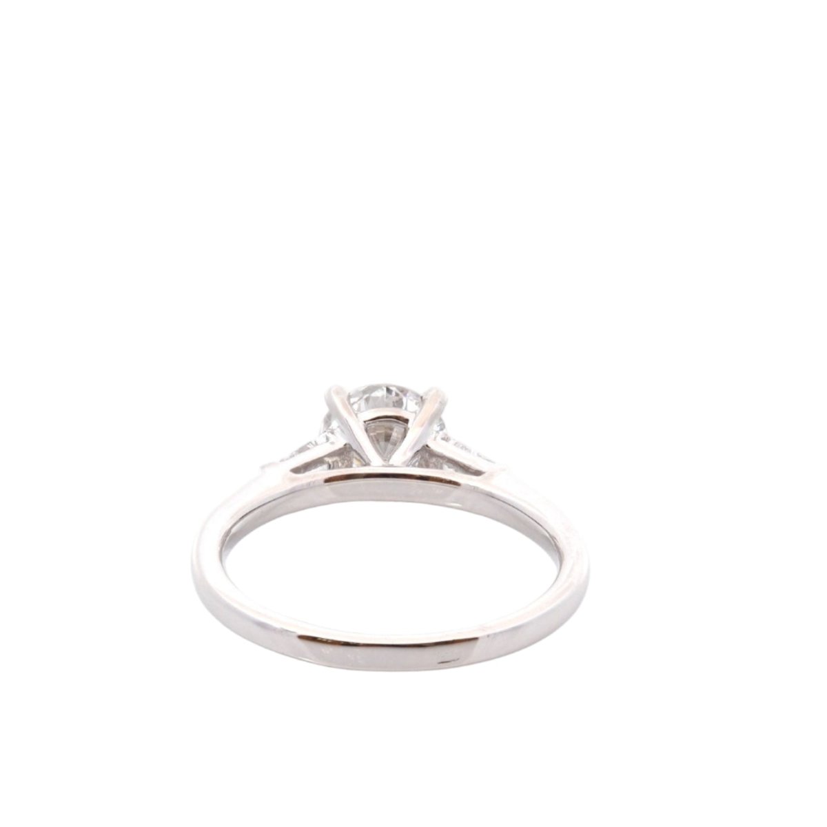 Bague Solitaire en platine et diamants - Castafiore
