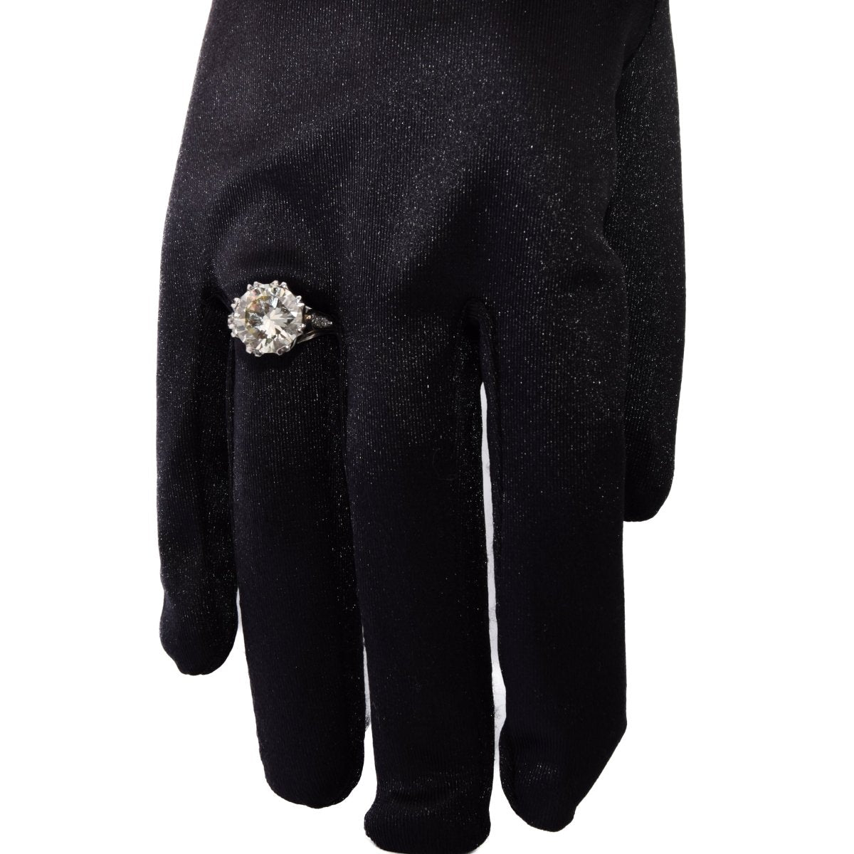 Bague Solitaire en platine et diamants - Castafiore