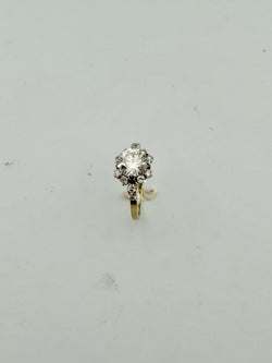 Bague Solitaire en platine, or blanc et diamants - Castafiore