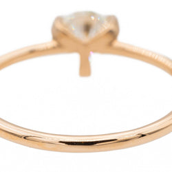 Bague Solitaire Ginette NY "Be Mine Maria" en or rose et diamant - Castafiore