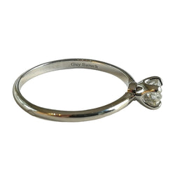 Bague Solitaire GUY BARUCH en or blanc et diamant - Castafiore