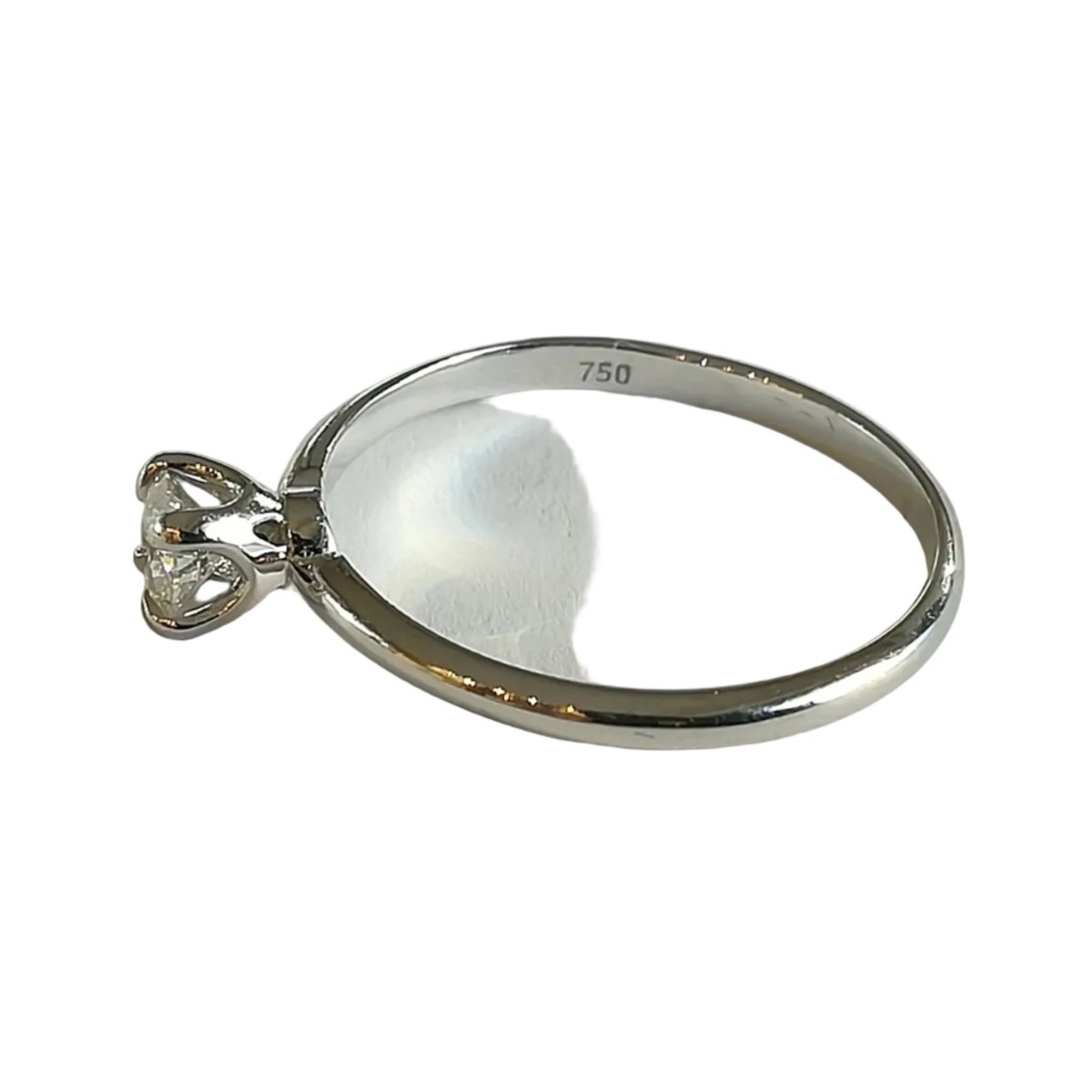 Bague Solitaire GUY BARUCH en or blanc et diamant - Castafiore